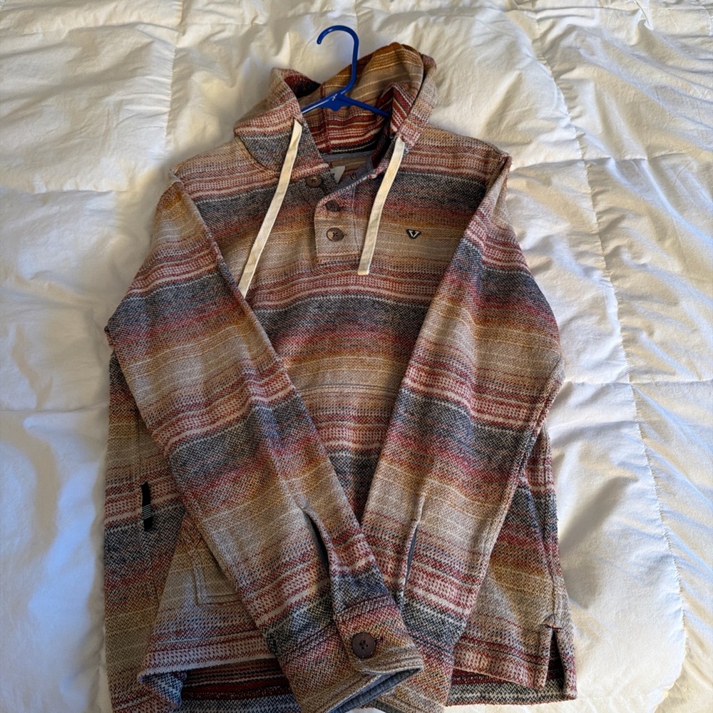 VISSLA Multicolor Striped Shirt Jacket